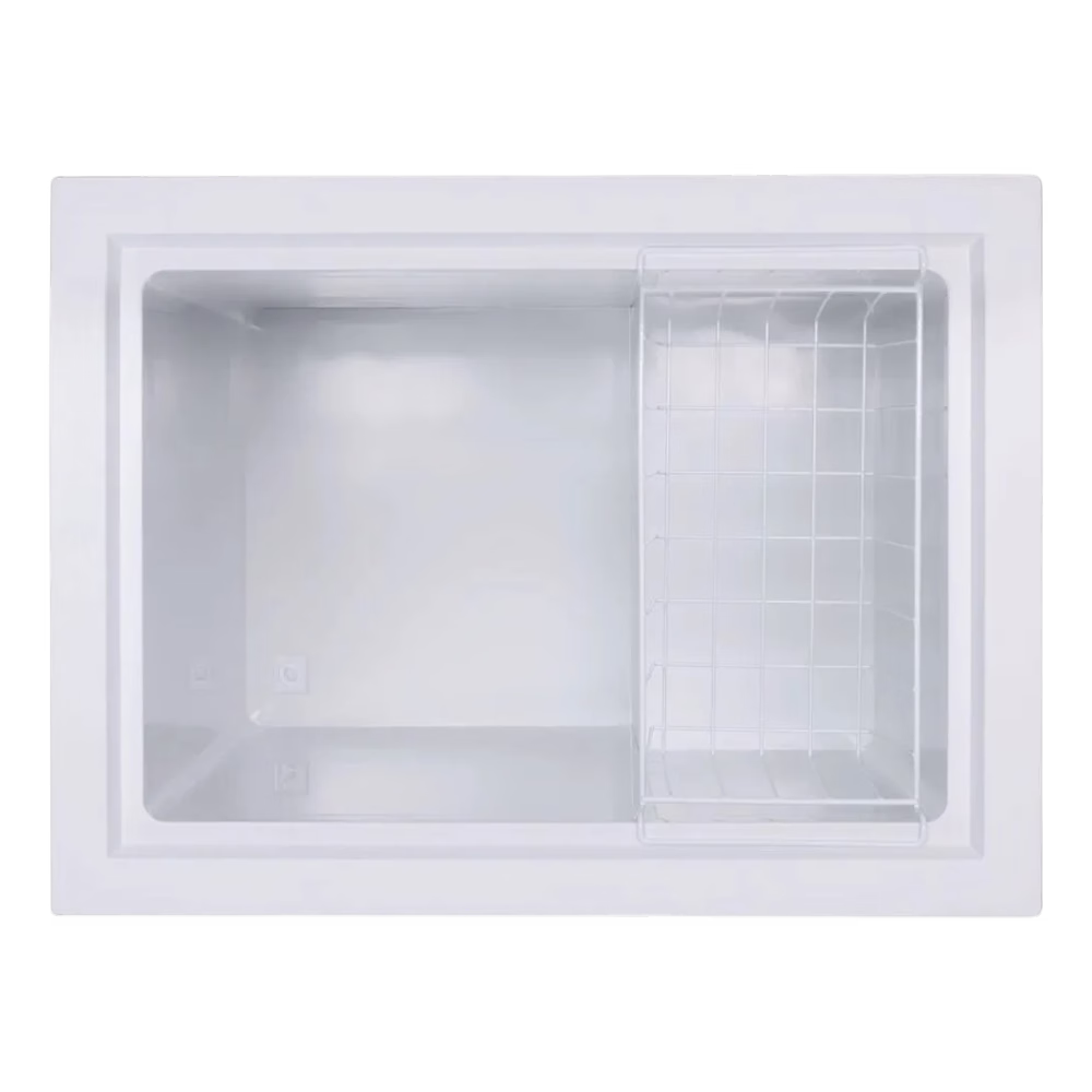 Congelador horizontal CI-145BL 145 litros Indurama interior vacío con cesta adquiérelo en granhogar