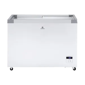 Congelador horizontal CI-299 TM Indurama blanco vista frontal cerrada descúbrelo en granhogar