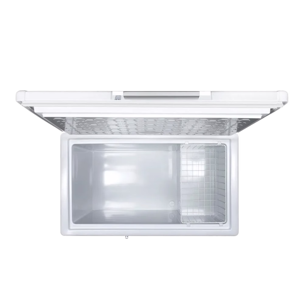 Congelador horizontal CI 300 tapa metálica Indurama interior vacío descúbrelo en granhogar