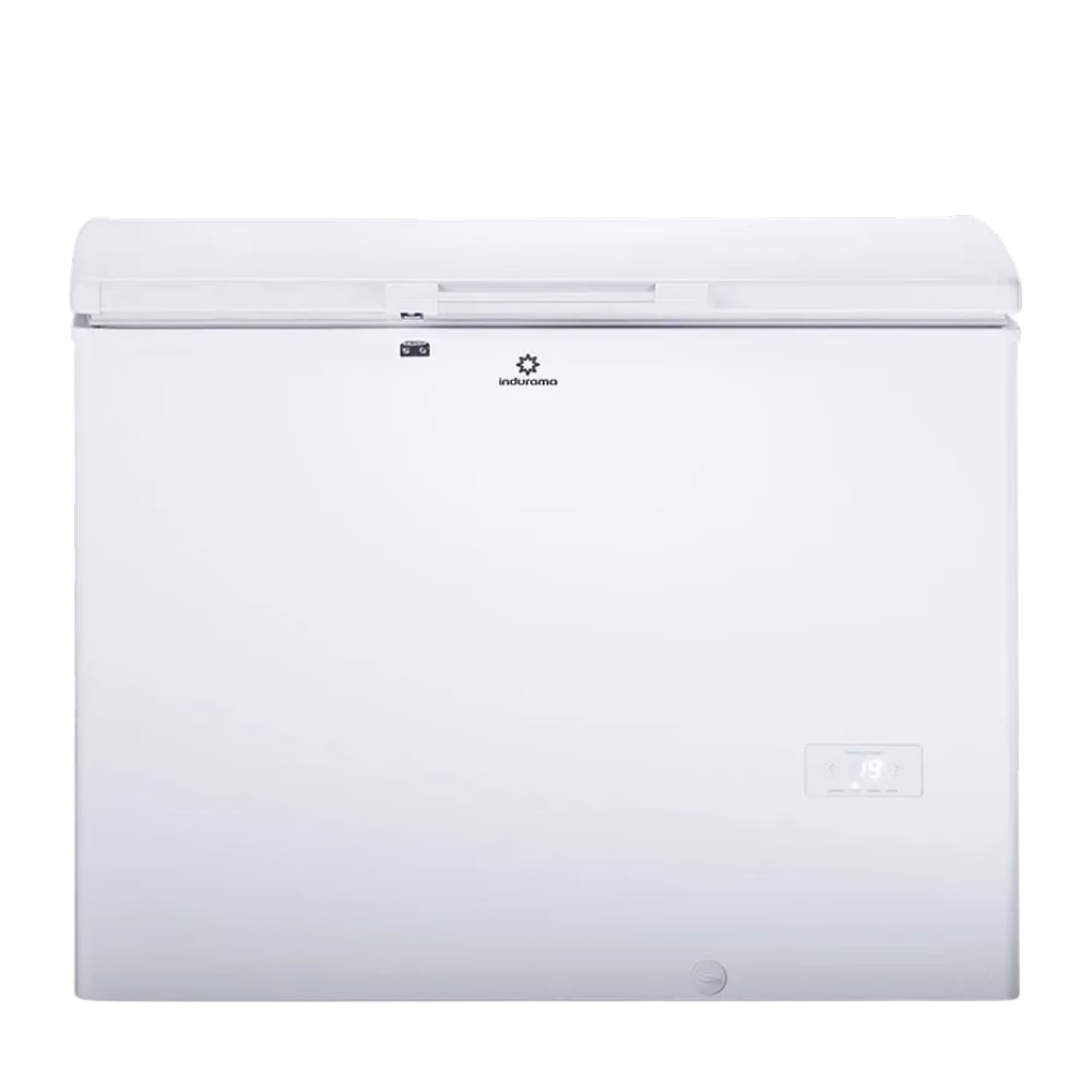 Congelador horizontal CI 300 con tapa metálica Indurama vista frontal descúbrelo en granhogar