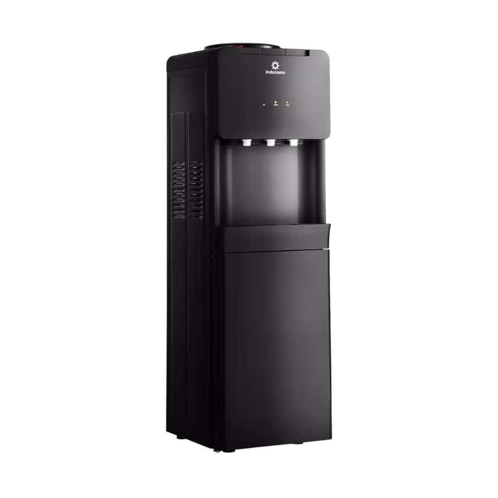 Dispensador de agua Indurama IDANE25 agua fría y caliente vista diagonal derecha compra online en granhogar