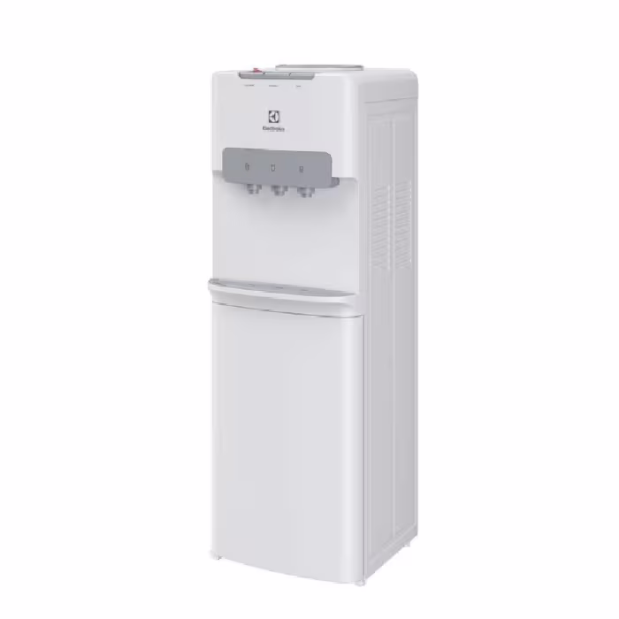 ¡Agua fresca siempre a tu alcance! Dispensador EQS20C3MUSW de Electrolux, diseño elegante y eficiencia total para tu hogar.
