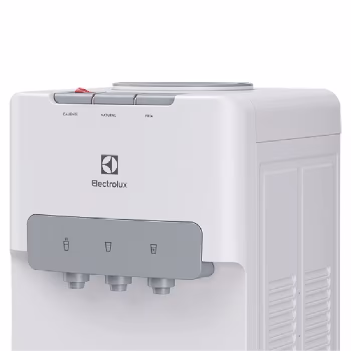 ¡Agua fresca siempre a tu alcance! Dispensador EQS20C3MUSW de Electrolux, diseño elegante y eficiencia total para tu hogar.