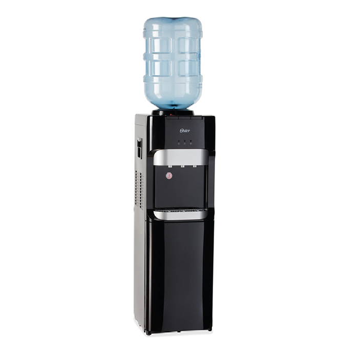 Refresca tu día con el Dispensador de Agua OS-WD2100 de Oster, eficiencia, diseño compacto y comodidad para tener agua fresca siempre a tu alcance.