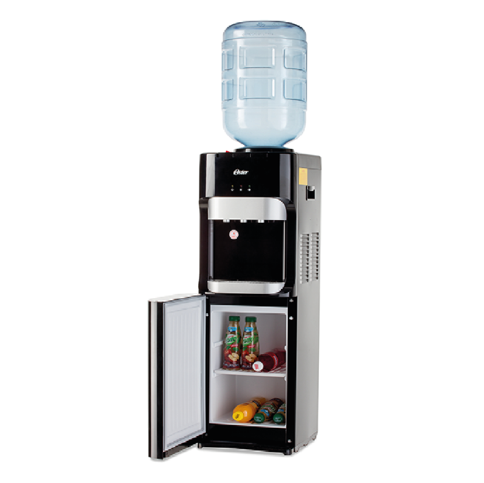 Refresca tu día con el Dispensador de Agua OS-WD2100 de Oster, eficiencia, diseño compacto y comodidad para tener agua fresca siempre a tu alcance.