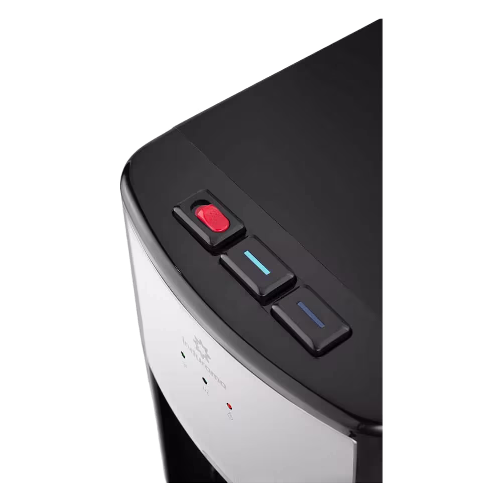 Dispensador de agua Indurama DAI-5GCI botones de dispensacion vista en angulo disponible en granhogar