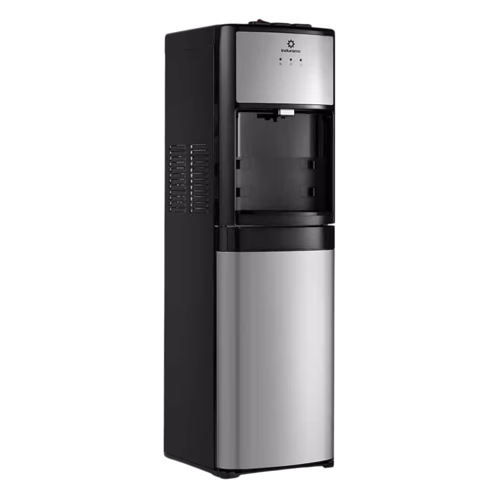 Dispensador de agua Indurama DAI-5GCI cuerpo compacto con rejilla lateral diagonal disponible en granhogar