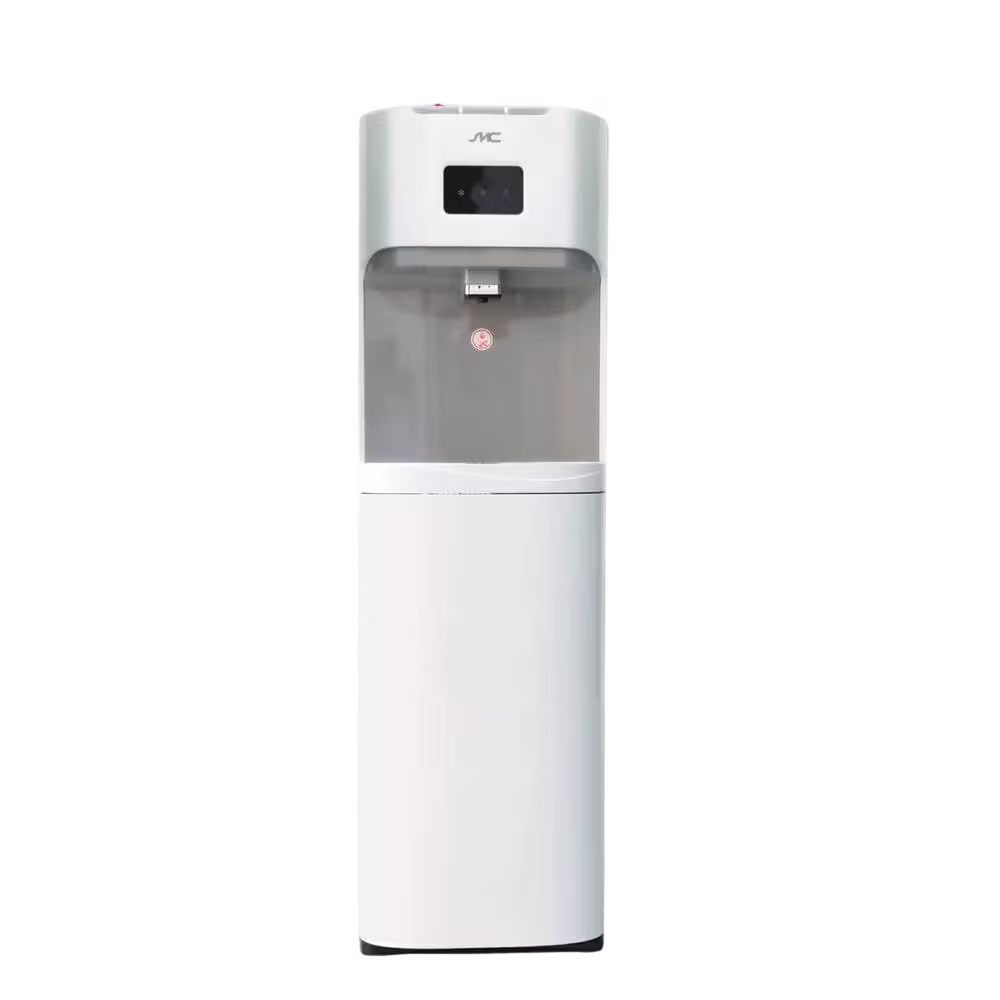 Dispensador de agua SMC SMCDS03PB2 de pie gabinetes cerrados vista frontal, compralo online en granhogar