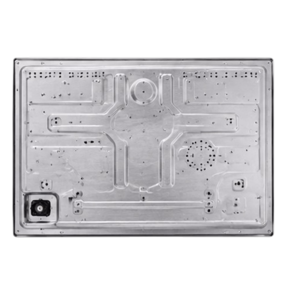 Encimera a gas 90S-005 5Q Inox RCA vista inferior posterior, descúbrelo en granhogar