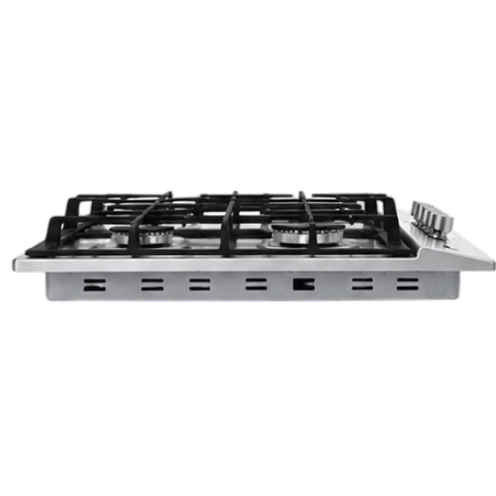 Encimera a gas 90S-005 5Q Inox RCA en perfil lateral, cómpralo en granhogar