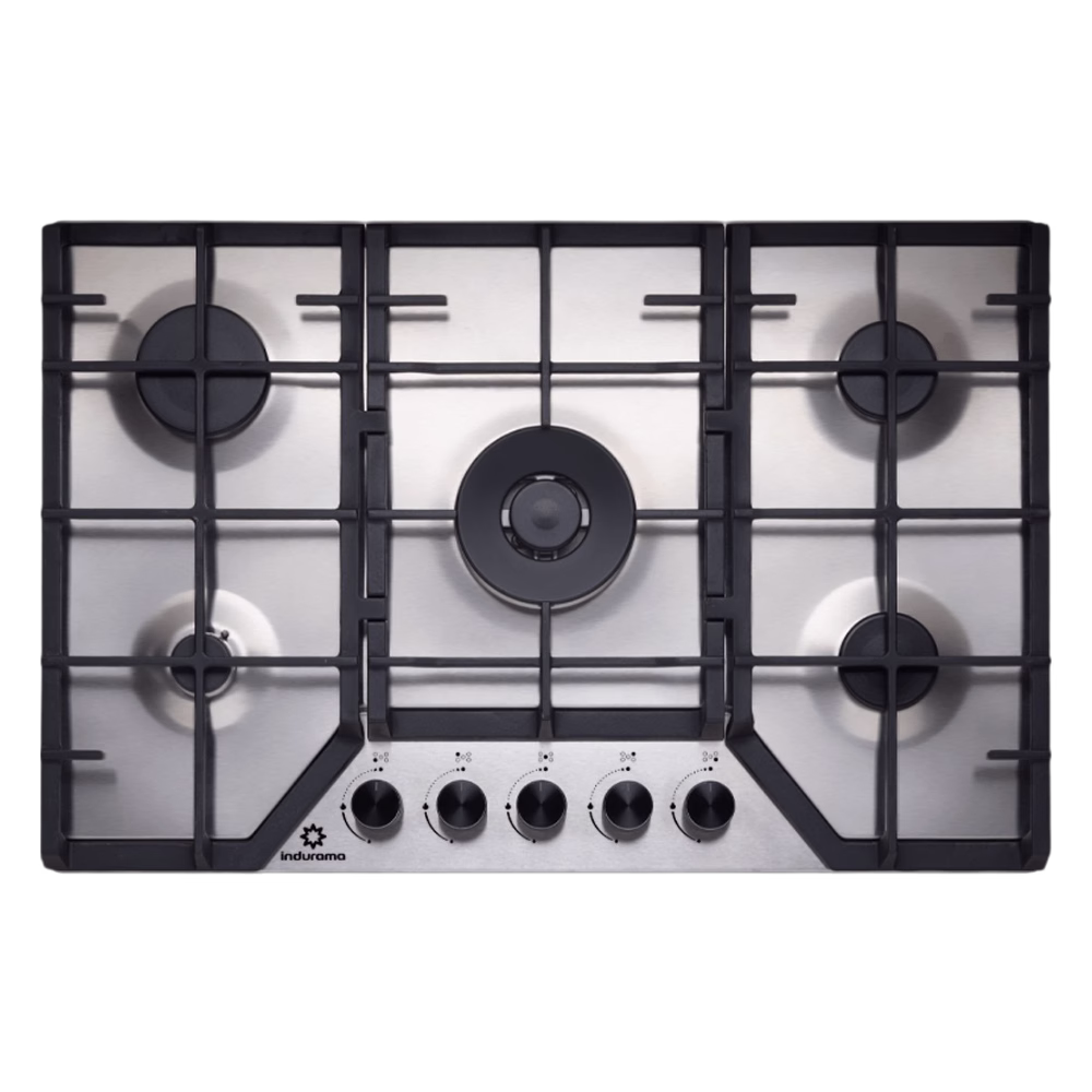 Encimera a gas EGI-755AI Indurama vista superior frontal descúbrelo en granhogar