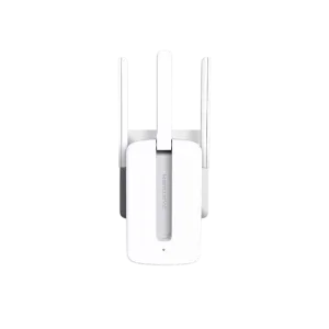 Extensor Wi-Fi Mercusys MW300RE 300Mbps cuerpo compacto blanco vista frontal, adquiérelo en granhogar