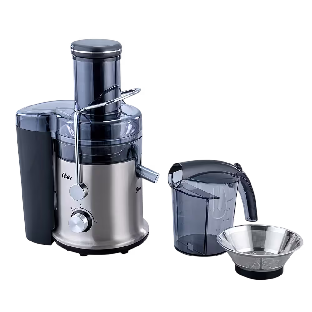Encuentra el extractor de Jugo Oster FPSTJE320S-013 de 2 velocidades, motor 600W, capacidad 1.5 litros y el mejor precio solo en Gran Hogar Online.