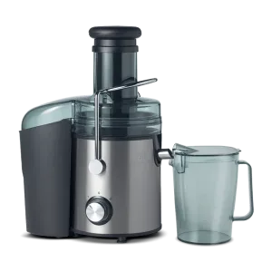 Extractor de jugo Indurama EI-CR de 800W con jarra vista frontal encuentra en granhogar