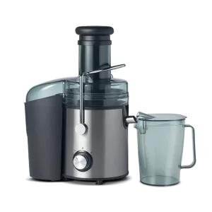 Extractor de jugo Indurama EI-CR de 800W con jarra vista frontal encuentra en granhogar