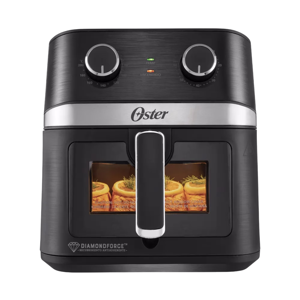 Freidora De Aire Manual Oster CKSTAF60WMDF-013 6 Litros 1700W diseño frontal Adquiere en granhogar