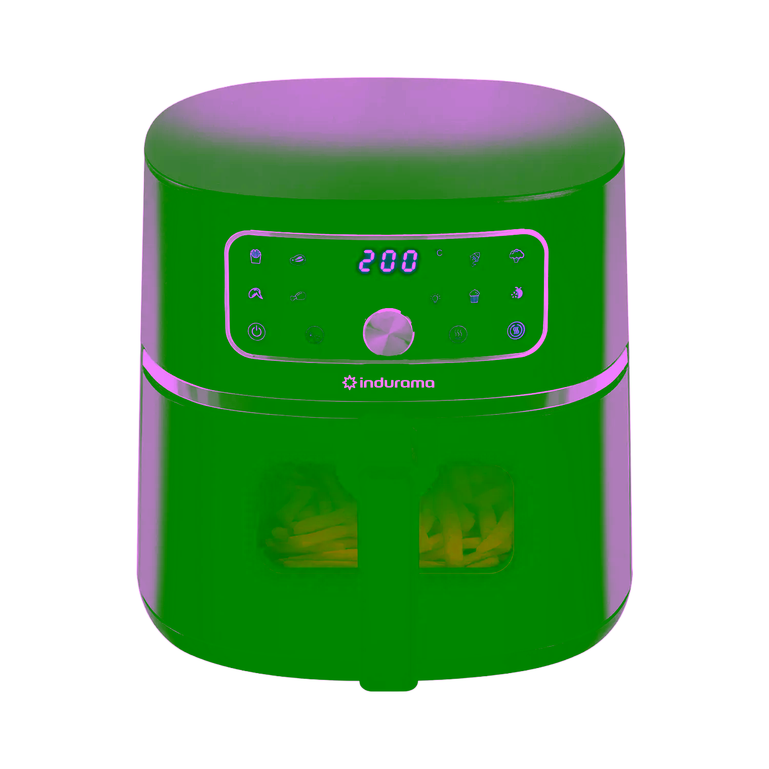 freidora de aire AFI 1550W negra Indurama
