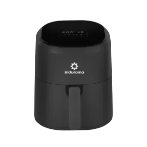 Freidora de aire IAFVER25 4.5 L 1350W Indurama negra vista frontal descúbrelo en granhogar