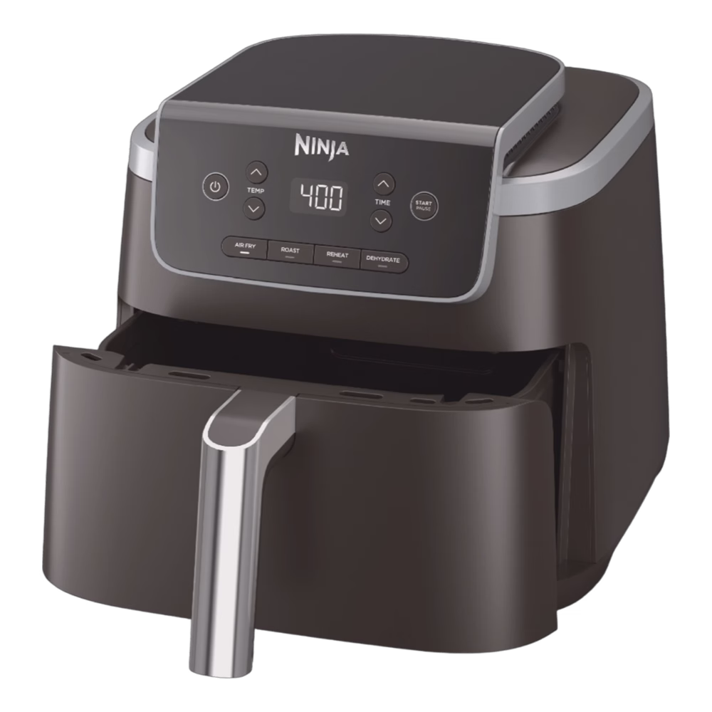 Freidora de aire Pro 4 en 1 AFI41LAA 4.7L 1750W Ninja en diagonal derecha adquiérelo en granhogar