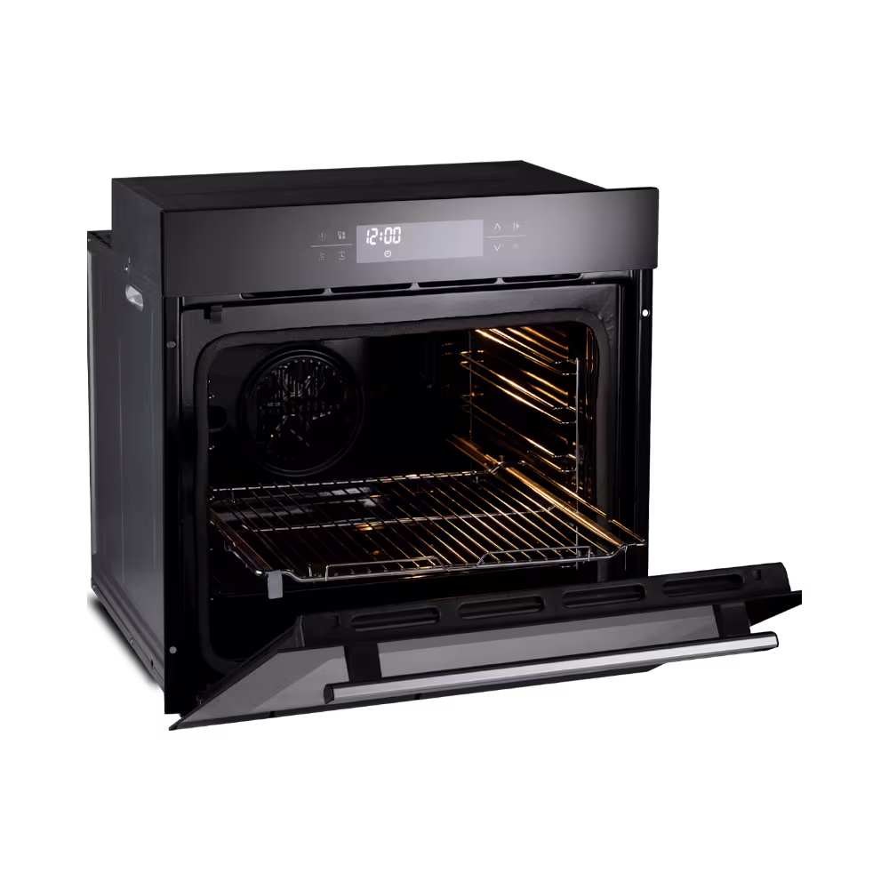 Horno Empotrable HEI-75ENDF Indurama combina diseño sofisticado, tecnología avanzada y cocción uniforme para resultados perfectos en cada receta.