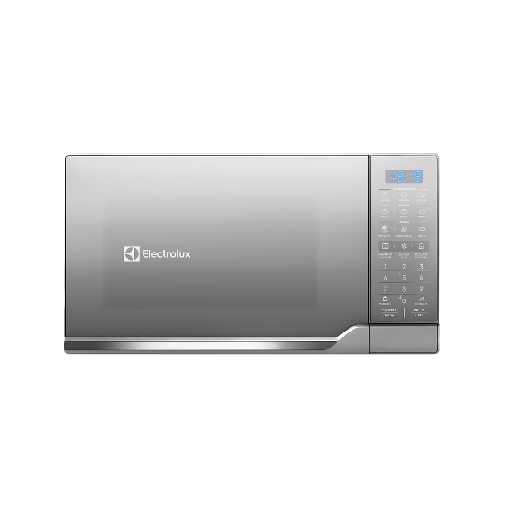 Horno microondas EMDO25S3GSEUG 25L Croma Electrolux vista frontal descúbrelo en granhogar