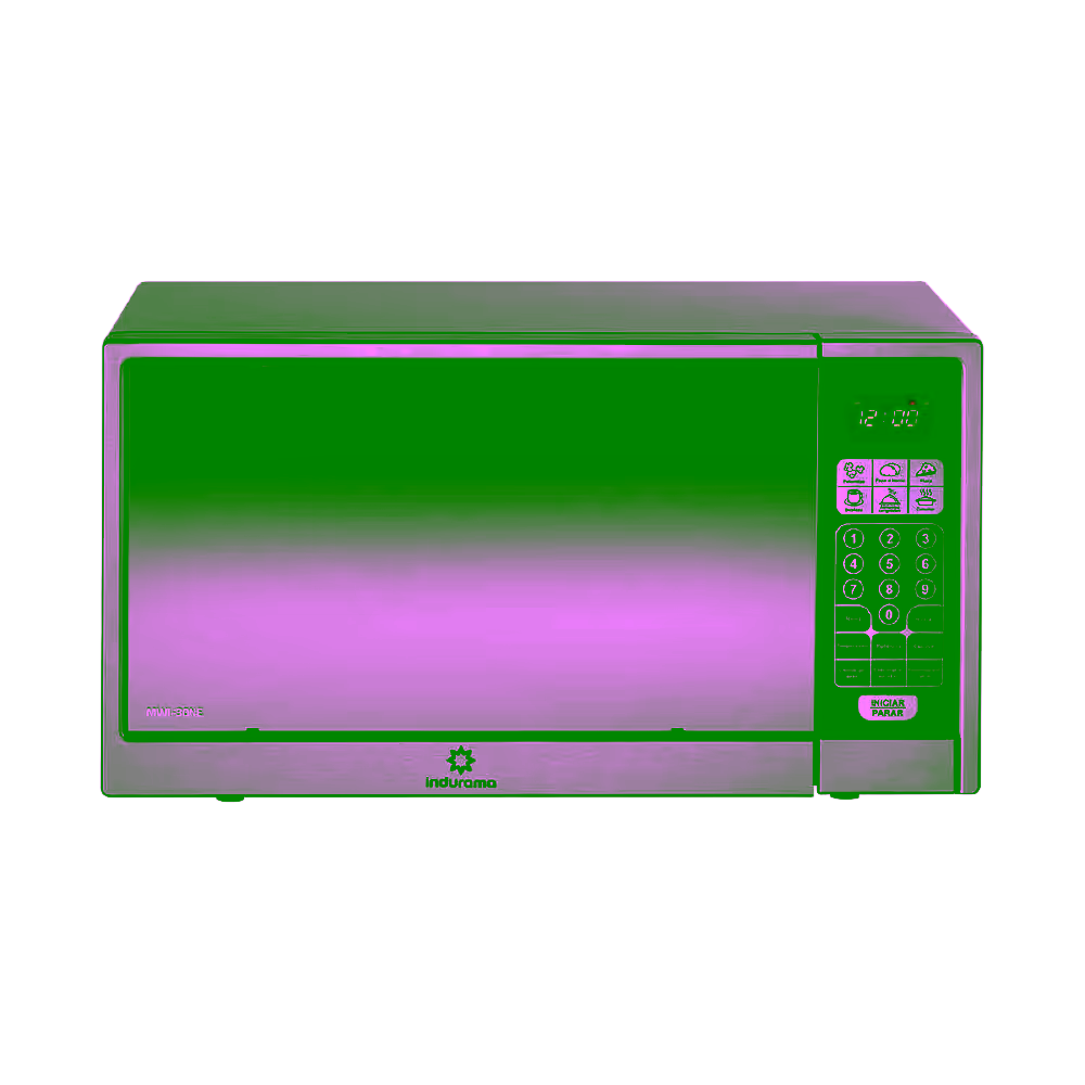 Horno Microondas Indurama MWI-30NE vista frontal