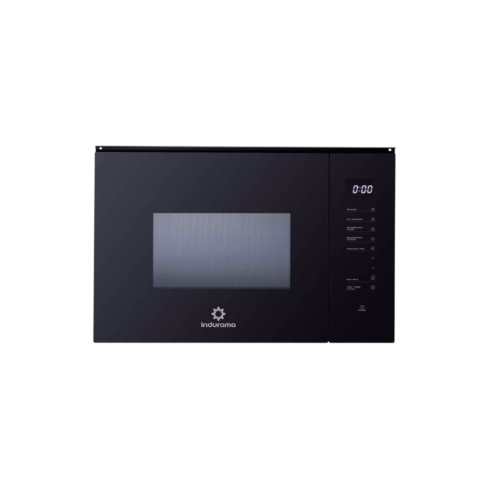 Horno microondas empotrable MWI-25NE 25 litros Indurama vista frontal descúbrelo en granhogar