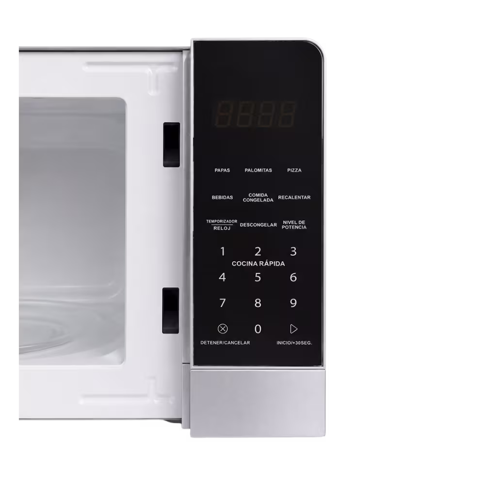 Horno Microondas Prima P70J20AP-P2 teclado numérico y pantalla digital detalle, compra online en granhogar