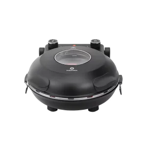 Horno para pizza Indurama HPZI-30 1200W con ventana transparente vista frontal. Encuéntralo en granhogar