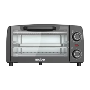 Horno Tostador Mabe HTM10LN 230°C perillas de control vista frontal, adquiérelo en granhogar