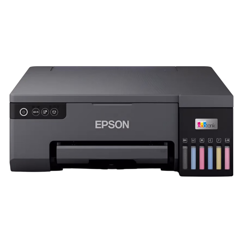 Impresora Fotográfica Epson EcoTank L8050 Wi-Fi diseño compacto vista frontal Cómpralo en granhogar