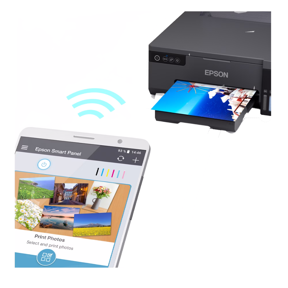 Impresora Fotográfica Epson EcoTank L8050 Wi-Fi control mediante app móvil Disponible en granhogar