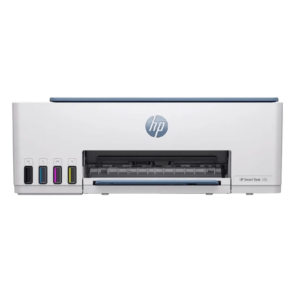 Impresora HP 585 vista frontal detallada, descúbrelo en granhogar