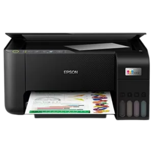Impresora Epson L3250 ecotank con bandeja de entrada de papel vista frontal disponible en granhogar