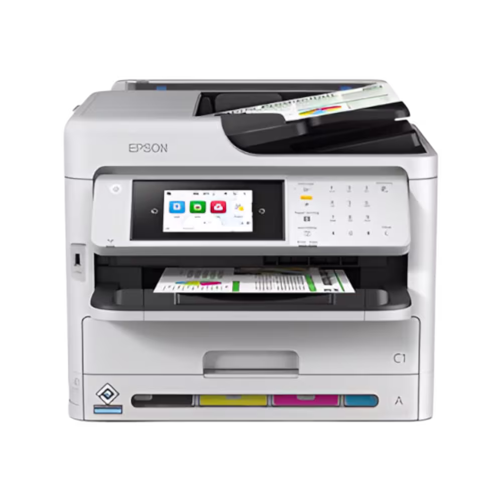 La impresora Epson WorkForce Pro WF-C5890 con WiFi ofrece impresión rápida y de alta calidad, ideal para oficinas que buscan eficiencia y conectividad