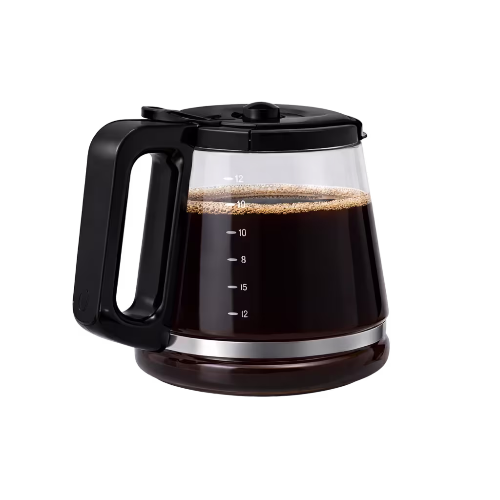 Encuentra la cafetera Oster BVSTDCS12B de 12 tazas con filtro permanente, 1000 watts, función de pausa y el mejor precio solo en Gran Hogar Online.
