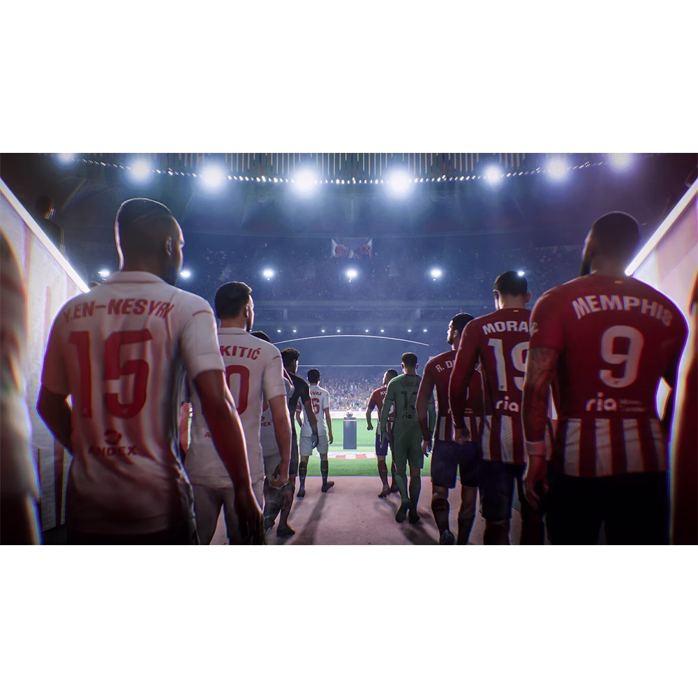 Juego de PlayStation 5 físico FC 24 Sony jugadores ingresando al estadio cómpralo en granhogar