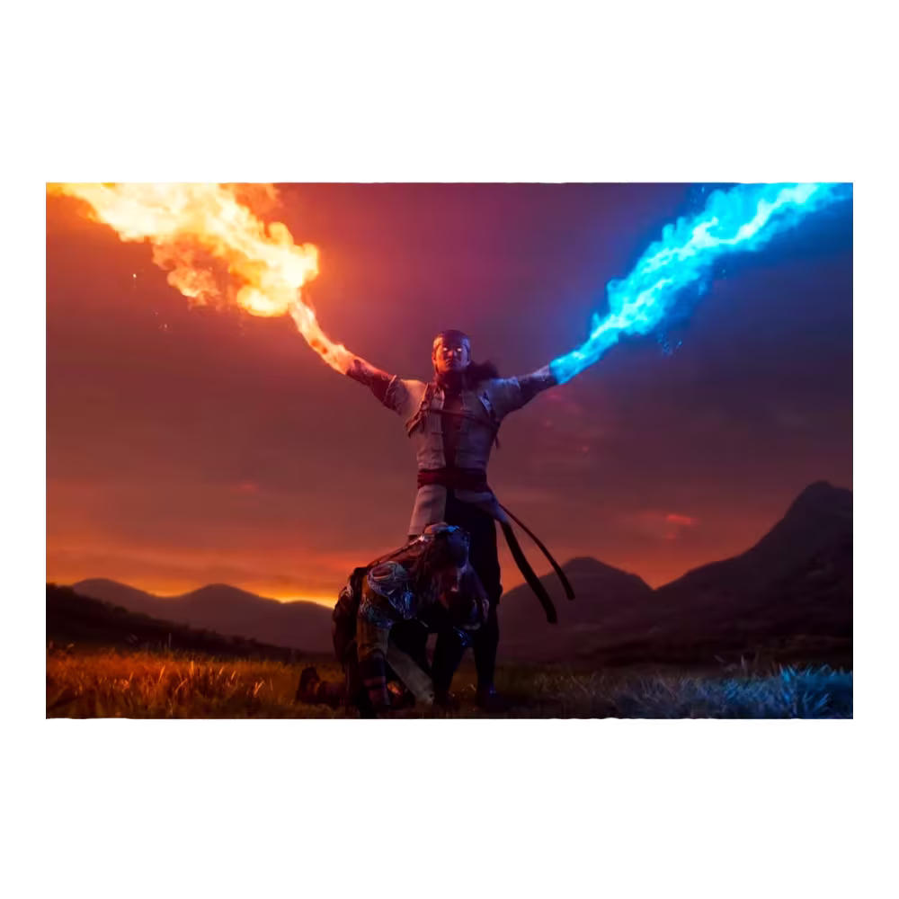 Juego PS5 Sony Mortal Kombat 1 captura gameplay poderes de fuego y hielo, compra online en granhogar