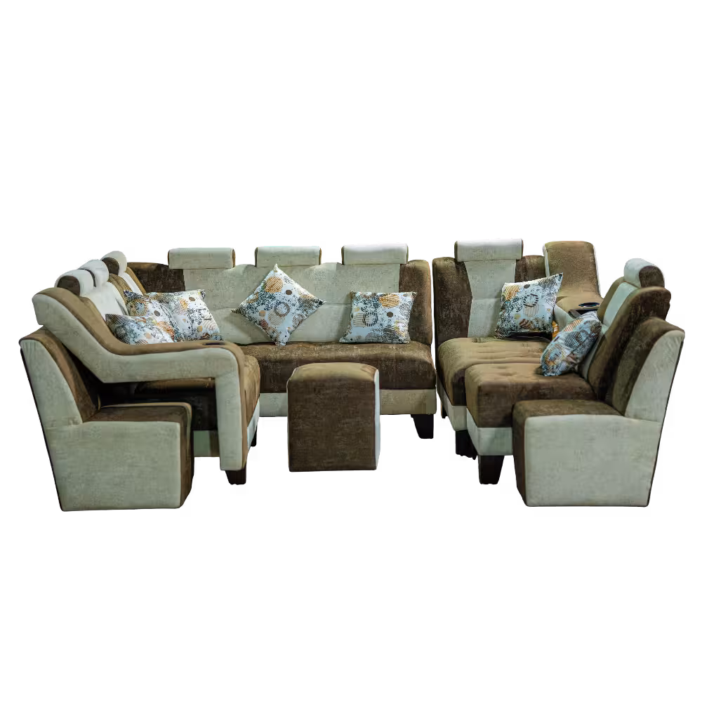 Renueva tu hogar con el Juego de Sala Danitza de la línea ABRI. Diseño contemporáneo, tapizado de alta calidad y máximo confort.