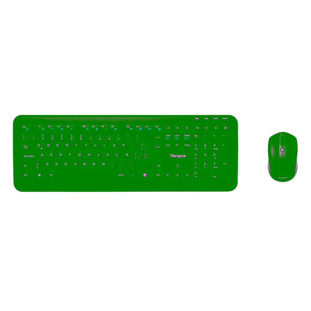Kit de teclado y mouse inalámbrico Targus AKM610 USB vista frontal encuentra en granhogar