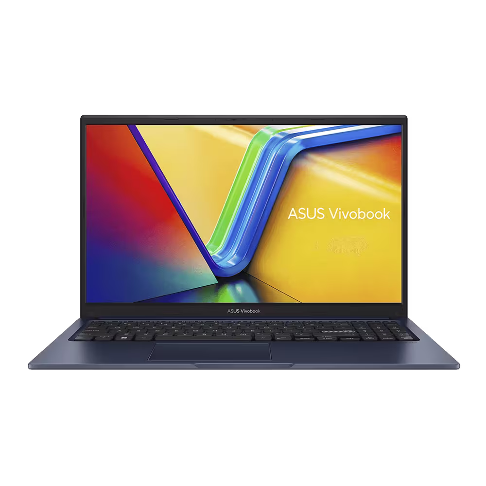 Laptop ASUS X1504VA-BQ3475 pantalla 15.6 pulgadas vista frontal. Disponible en granhogar