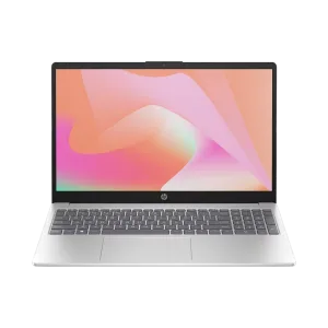 Laptop HP 15 FD1258LA Core i5 pantalla de 15.6 pulgadas vista frontal. Encuéntrala en granhogar