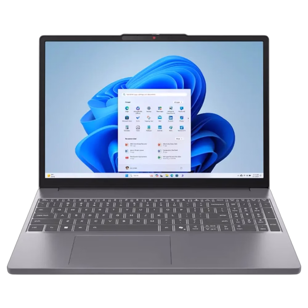 Laptop Lenovo IdeaPad Slim 3 gris vista frontal, descúbrelo en granhogar