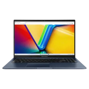 Computador portátil ASUS X1504VA-NJ1939 de 512GB SSD vista frontal recta encuentra en granhogar