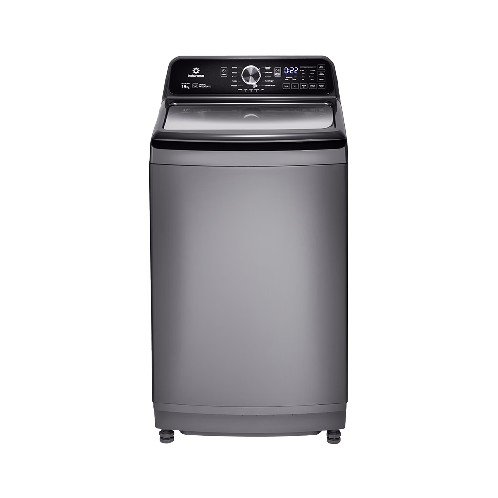Lavadora automática LRI-18CRPP 18kg Indurama croma vista frontal descúbrelo en granhogar
