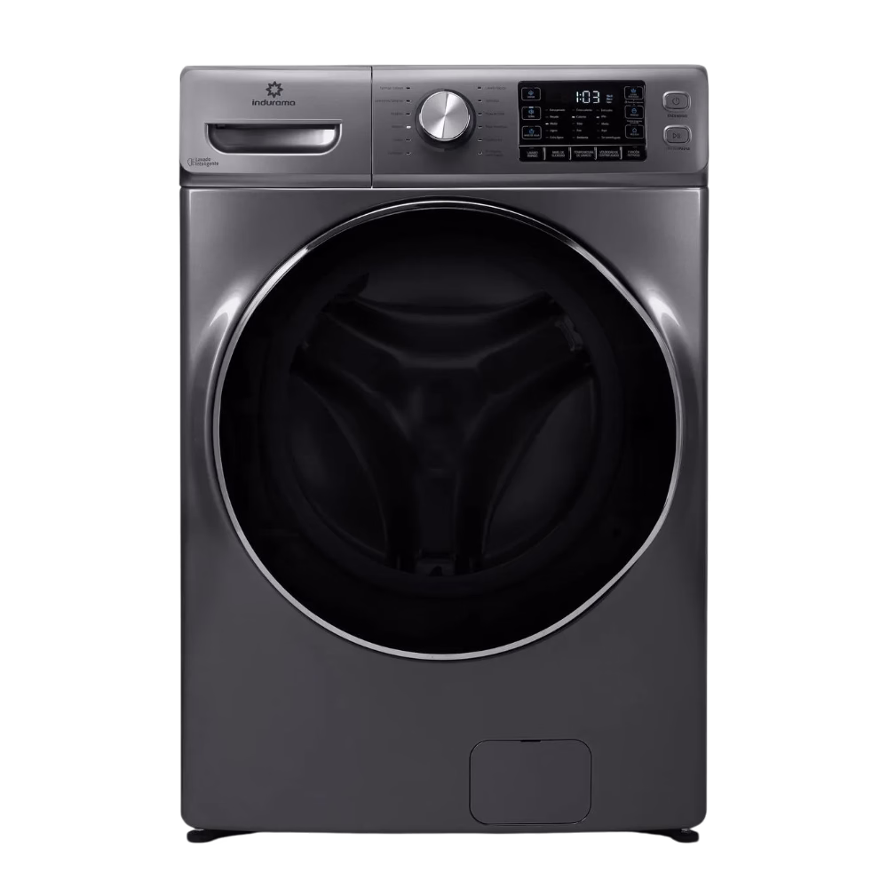 Lavadora automática LRI-21FCR 21kg Indurama vista frontal descúbrelo en granhogar