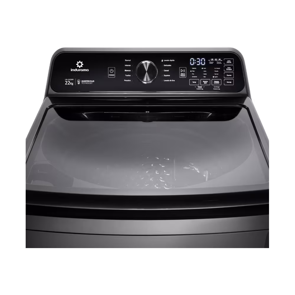 Vive la comodidad con la lavadora LRI-22CRPP de Indurama, que cuida tu ropa y ahorra energía en cada lavado.
