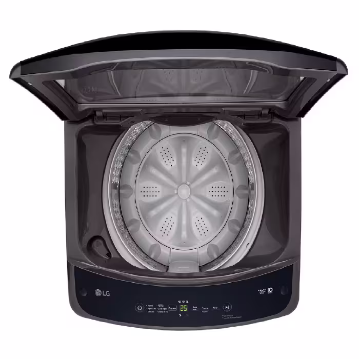 Lavadora automática LG WT19MVTM de 19 kg: con tecnología inverter, ahorra energía y cuida tus prendas. Limpieza eficiente y fácil para tu hogar.