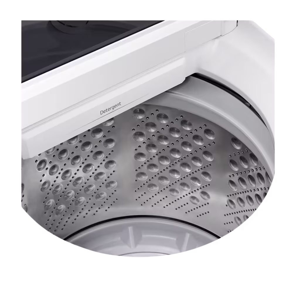 Lavadora LG WT25EWTX6 25 Kg interior tina de acero inoxidable plano detalle, descúbrelo en granhogar