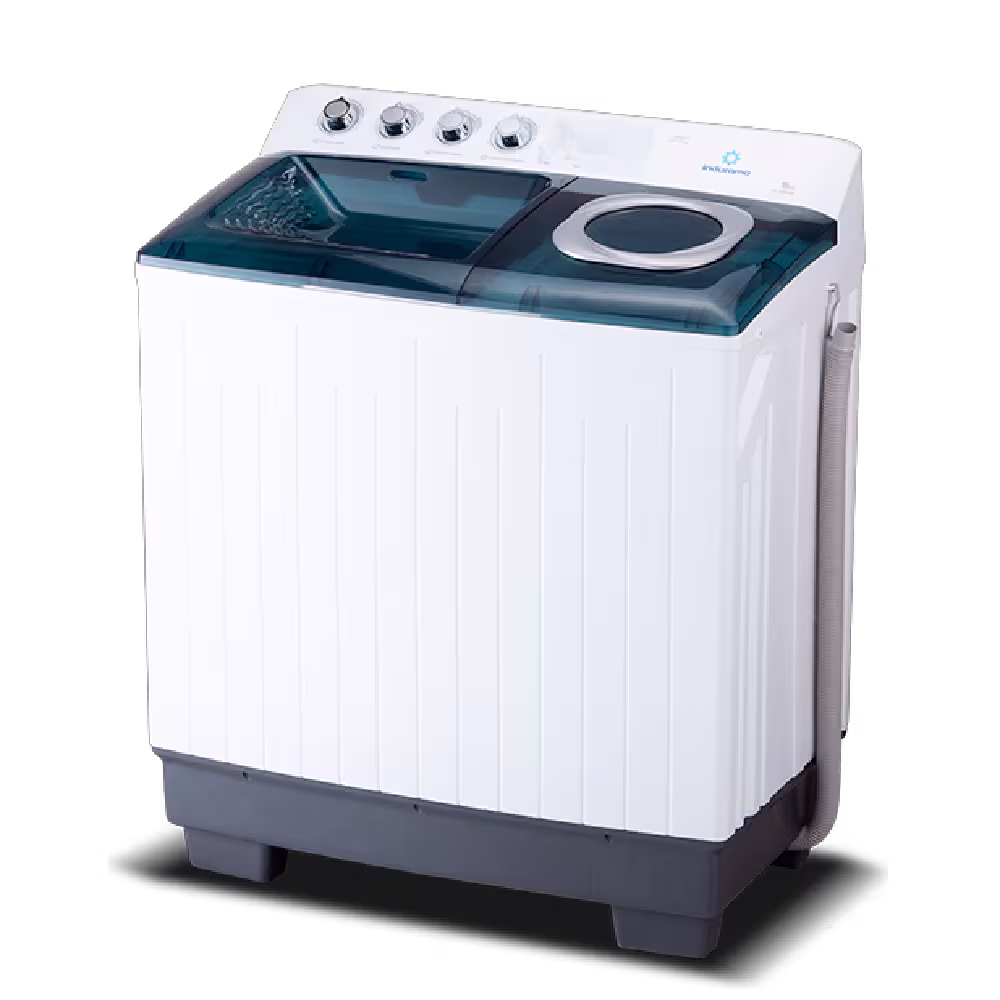 La Lavadora Semiautomática Indurama LRI-15BLSA 15 kg ofrece centrifugado plus y filtro atrapa pelusas. ¡Eficiencia y practicidad en blanco!